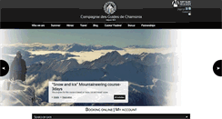 Desktop Screenshot of chamonix-guides.eu